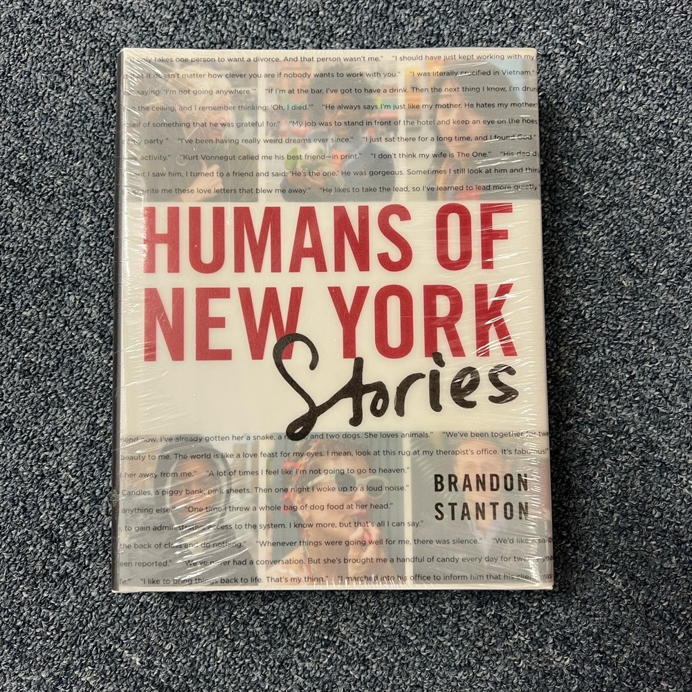 NEW NWT Humans of New York HONY Stories Book